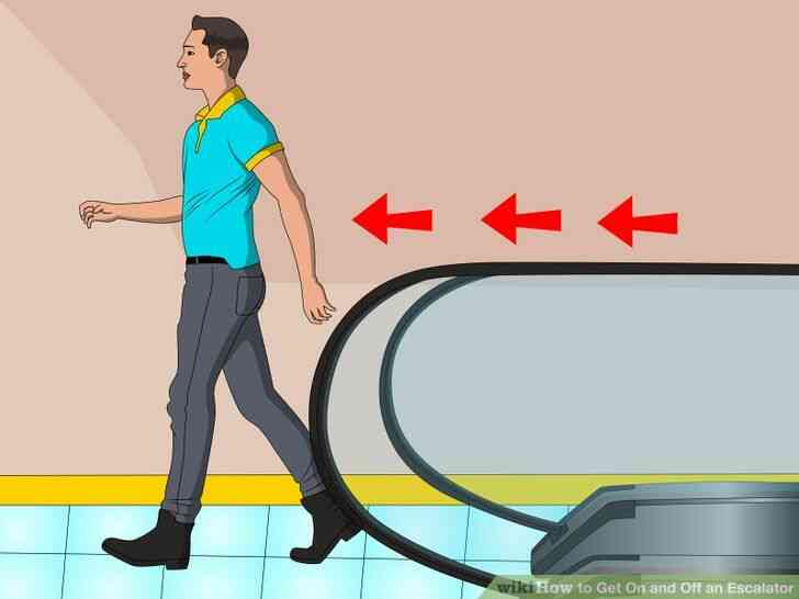 Image intitulé de monter et de descendre un Escalator Étape 10